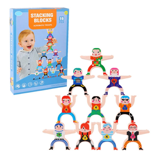 Children Parent-Child Stacking Block Game Balance Acrobatic Troupe Decompression Toy, Hercules