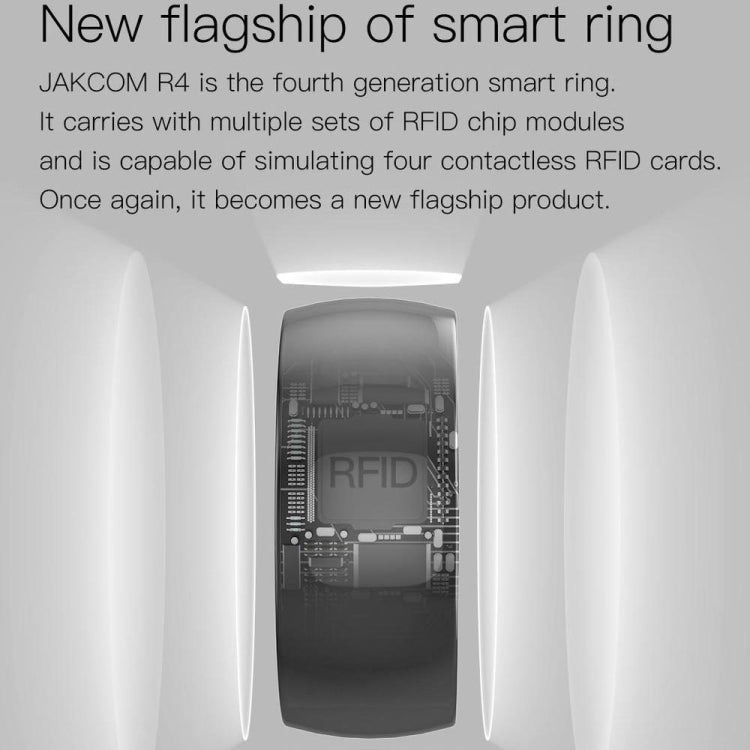 JAKCOM R4 Smart Ring Multifunctional Lord Of The Rings, Size: 70mm for Apple & Android(Number 12)