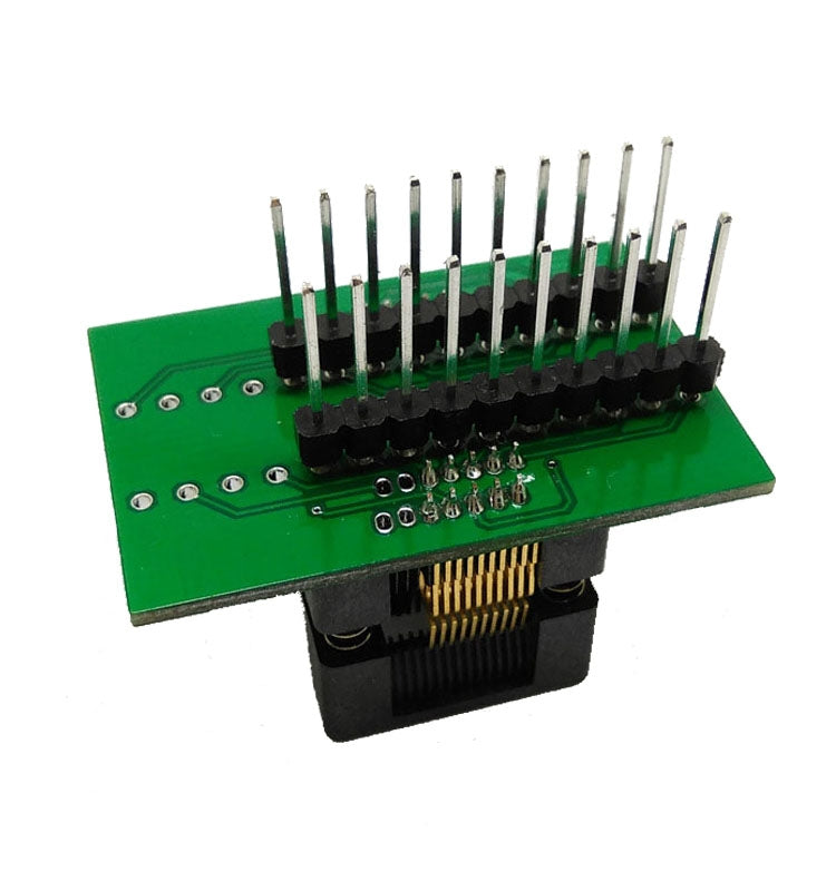SSOP20 TSSOP20 OTS-28-0.65-01 Chip Gold-Plated Dual Contact Pin Adapter Socket