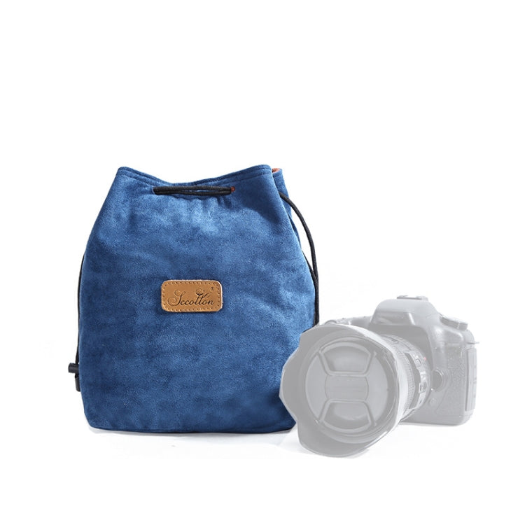 S.C.COTTON Liner Shockproof Digital Protection Portable SLR Lens Bag Micro Single Camera Bag, Square Khaki L, Square Blue L, Square Gray L, Square Brown L, Square Black L, Square Khaki M, Square Blue M, Square Gray M, Square Brown M, Square Black M    ...