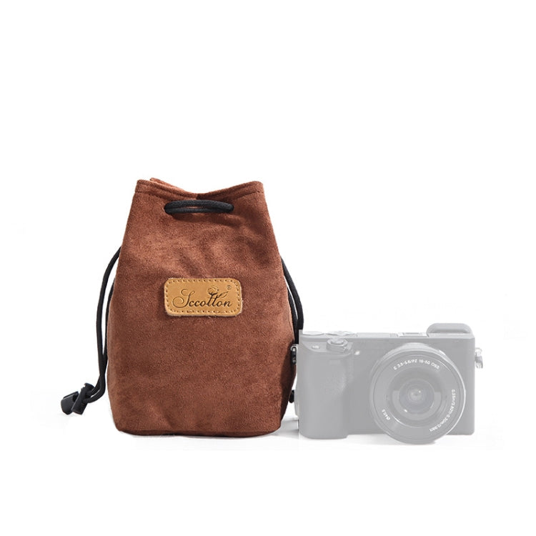 S.C.COTTON Liner Shockproof Digital Protection Portable SLR Lens Bag Micro Single Camera Bag, Square Khaki L, Square Blue L, Square Gray L, Square Brown L, Square Black L, Square Khaki M, Square Blue M, Square Gray M, Square Brown M, Square Black M    ...