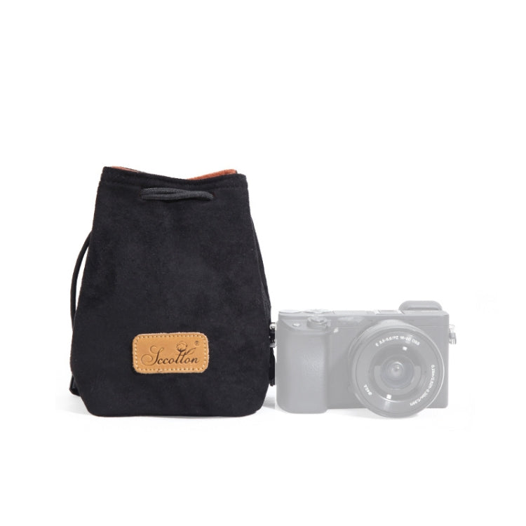 S.C.COTTON Liner Shockproof Digital Protection Portable SLR Lens Bag Micro Single Camera Bag, Square Khaki L, Square Blue L, Square Gray L, Square Brown L, Square Black L, Square Khaki M, Square Blue M, Square Gray M, Square Brown M, Square Black M    ...