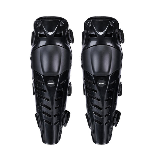 SULAITE Motorcycle Outdoor Riding Anti-Fall Protective Gear Knee Pads, Black, Black Red