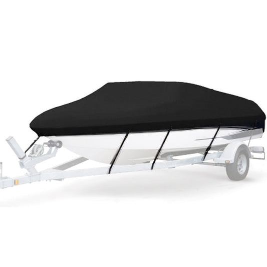210D Waterproof Boat Cover Speedboat Towed Fishing V-Shaped Boat Cover Rain And Sun Protection Cover, 17-19FT 600x310cm