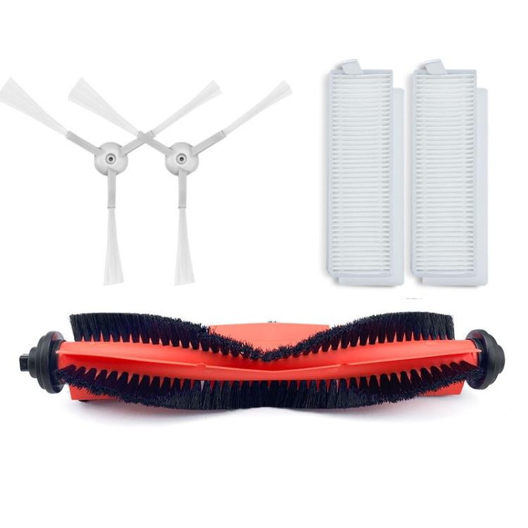 For Xiaomi Mijia Sweeping Robot G1 MJSTG1 Replacement, Main Brush, 3 Pairs Side Brush, 6 PCS Filter, 2 PCS Rag, Set 1