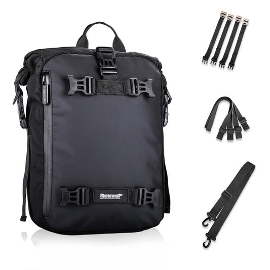 Rhinowalk Multi-Function Motorcycle Rear Seat Bag Combination Rear Shelf Pannier, Black 10L, Yellow 10L, Black 20L, Yellow 20L, Black 30L, Yellow 30L
