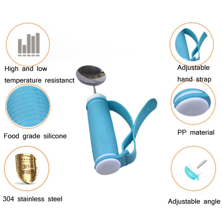 304 Stainless Steel Bendable Anti-Shake Self-Service Spoon For The Disabled&EElderly, Spoon