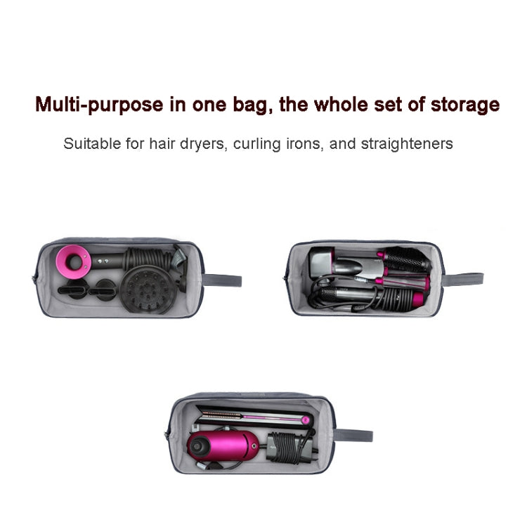 BUBM CFJ-RW Hair Dryer Storage Bag Hair Dryer Accessory Storage Suitable For Dyson, BUBM CFJ-RW Gray