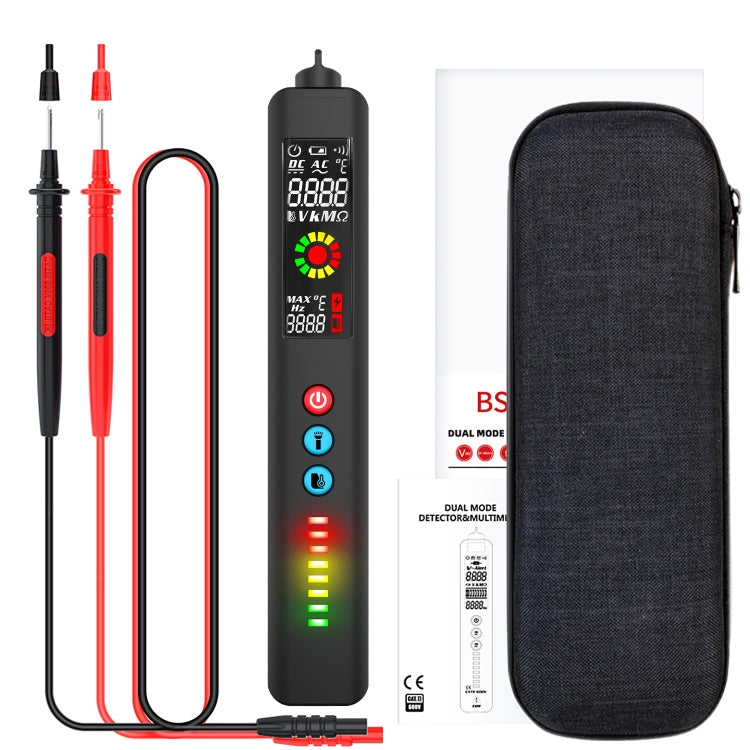 BSIDE X2 Three-Mode Smart Multimeter Electric Pen Infrared Thermometer with Flashlight Lighting, X2
