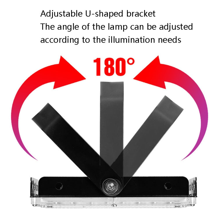Waterproof LED Flood Light Outdoor Garden Light Construction Site Lighting Project Light, Specs: 50W 50 Beads (Cool White)