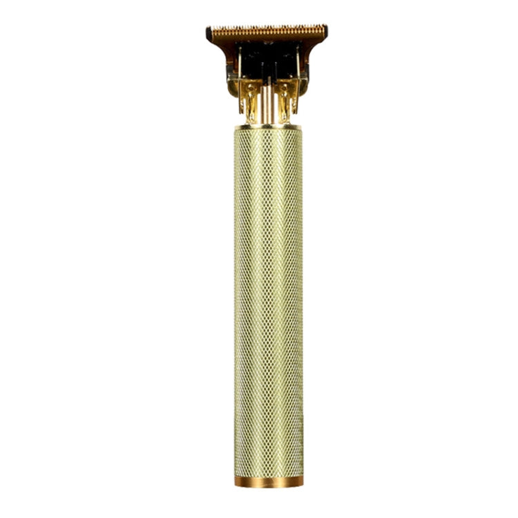 Hollow T-Shaped Steel Head Hair Trimmer USB Charging Carving Electric Hair Clipper, Steel Head (Black), Steel Head (Gold), Steel Head (Silver), Steel Head (Gradient)