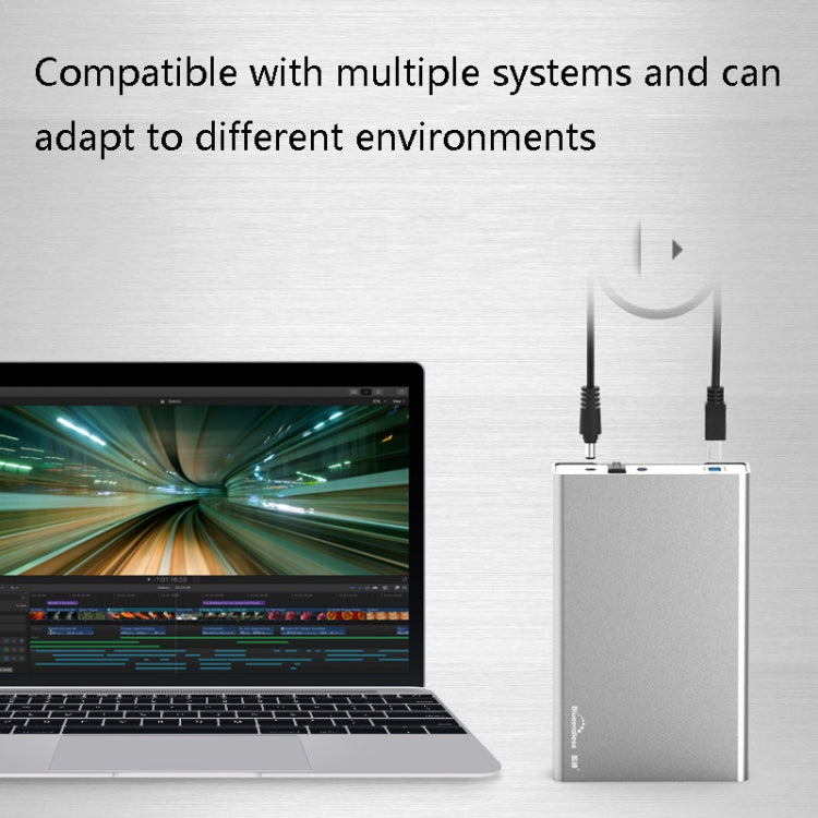 Blueendless U35Q 3.5 Inch Full Metal Mobile Hard Disk Box Type-C/Usb3.0 SATA Serial Desktop PC External Hard Disk Box, US Plug (USB 3.0 ), EU Plug (USB 3.0 ), UK Plug (USB 3.0 ), AU Plug (USB 3.0 ), US Plug (TYPE-C), EU Plug (TYPE-C), UK Plug (TYPE-C) ...