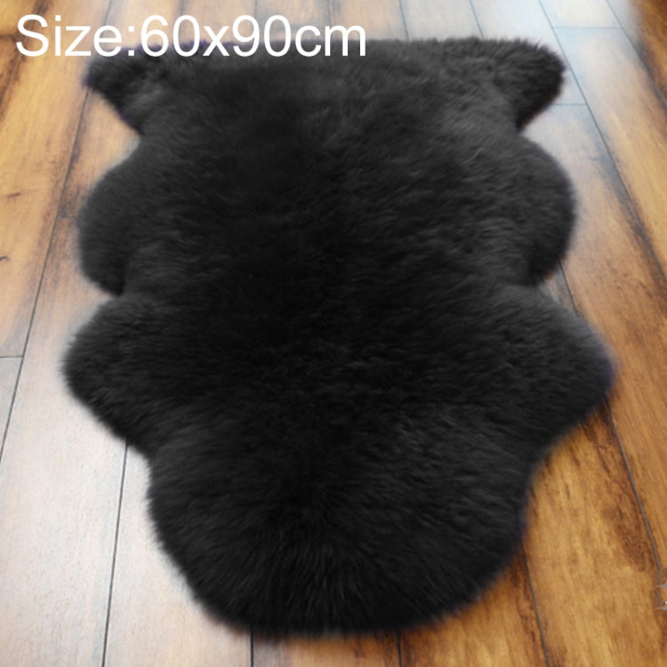 Pure Real Wool Sofa Cushion Fur Full Whole Sheepskin Carpet Window Decoration Mat, 60x90cm, 65x100cm