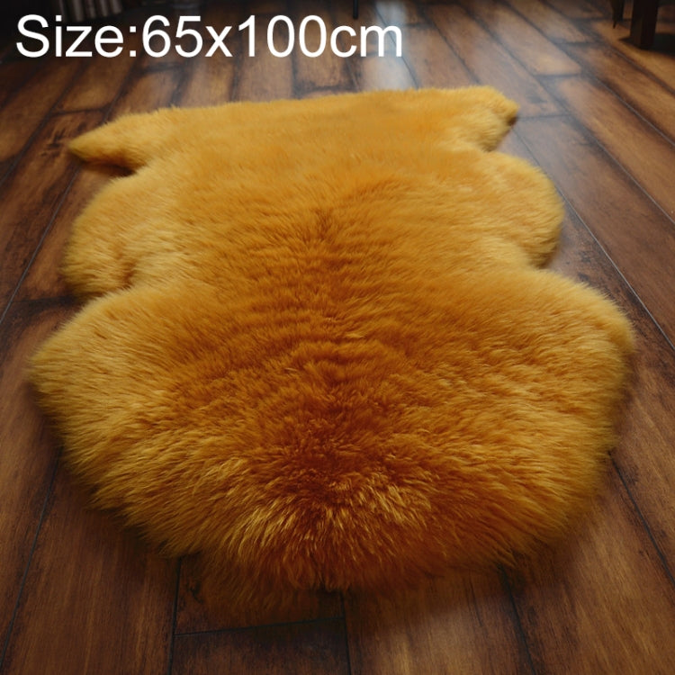 Pure Real Wool Sofa Cushion Fur Full Whole Sheepskin Carpet Window Decoration Mat, 60x90cm, 65x100cm