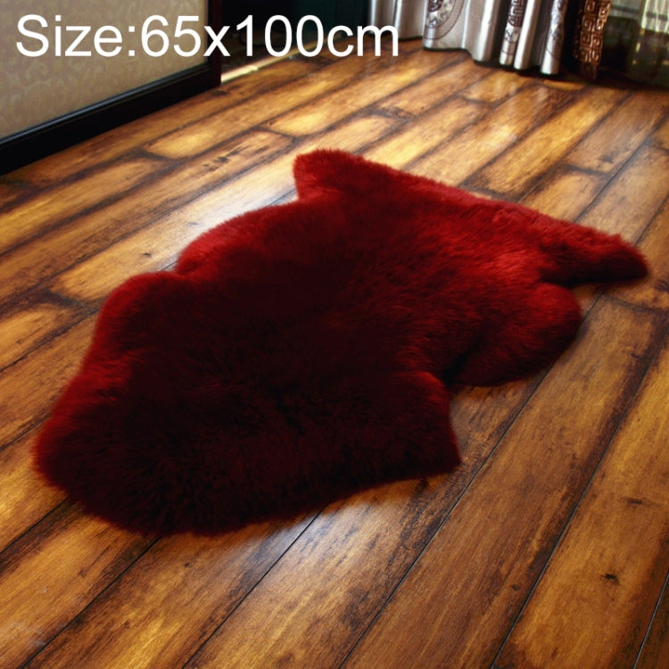 Pure Real Wool Sofa Cushion Fur Full Whole Sheepskin Carpet Window Decoration Mat, 60x90cm, 65x100cm