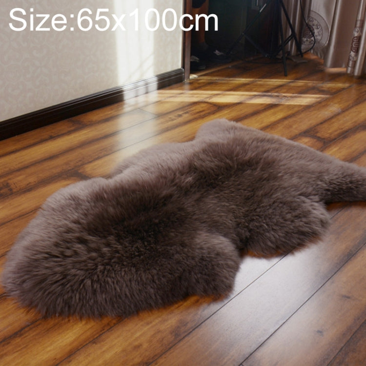 Pure Real Wool Sofa Cushion Fur Full Whole Sheepskin Carpet Window Decoration Mat, 60x90cm, 65x100cm