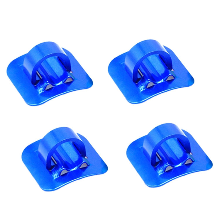 4 PCS Mountain Road Bicycle Hose Line Guide Adhesive Wire Seat Frame Cable Fixing C Buckle, Style:, Plastic Buckle, Aluminum Alloy Buckle