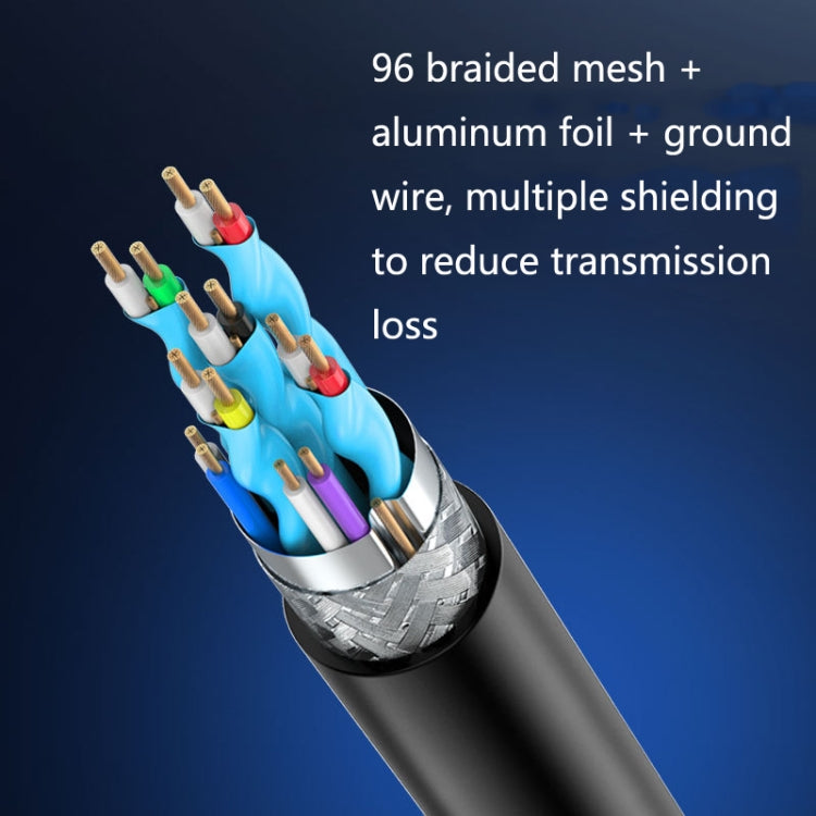 Jasoz High-Definition Projector Computer Video Cable Oxygen-Free Copper Core, Cable Length: 1m