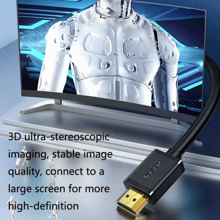 Jasoz HDMI High-Definition Projector Computer Video Cable Oxygen-Free Copper Core, Cable Length: 10m