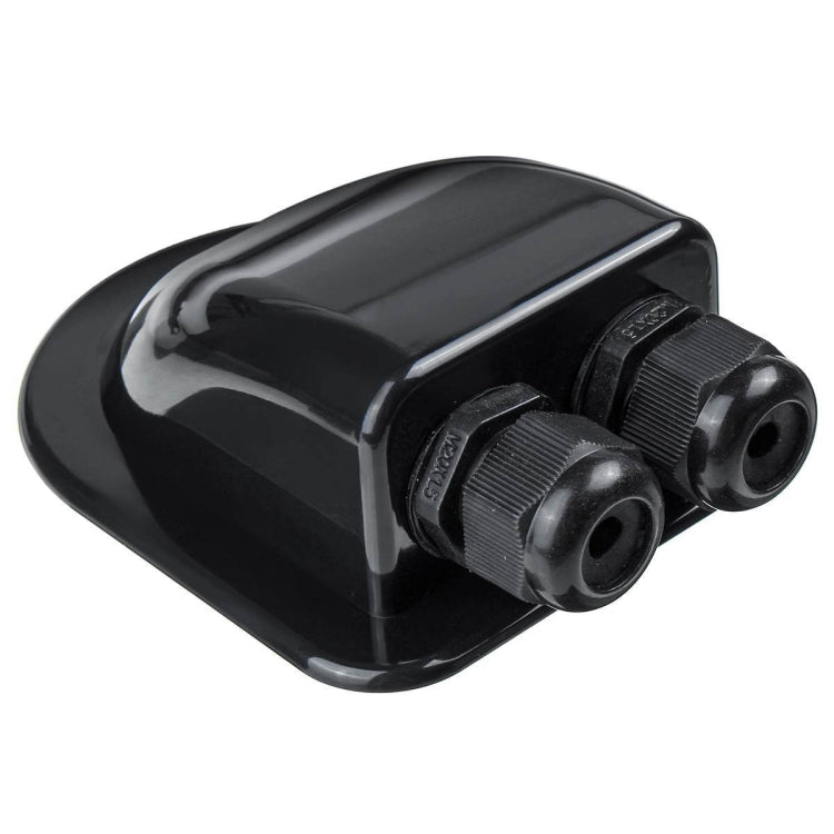 Solar Photovoltaic Plastic Bracket ABS Photovoltaic Car Roof Waterproof Junction Box, White, Black