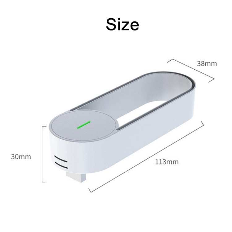USB Plug-In Negative Ion Air Purifier Odor Deodorizer(Black)