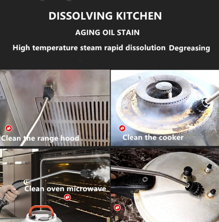 Steam Cleaner High Temperature Sterilization Cleaning Machine with 1L Water Tank, 220V EU Plug, 220V UK Plug, 110V US Plug, 220V AU Plug, 220V US Plug