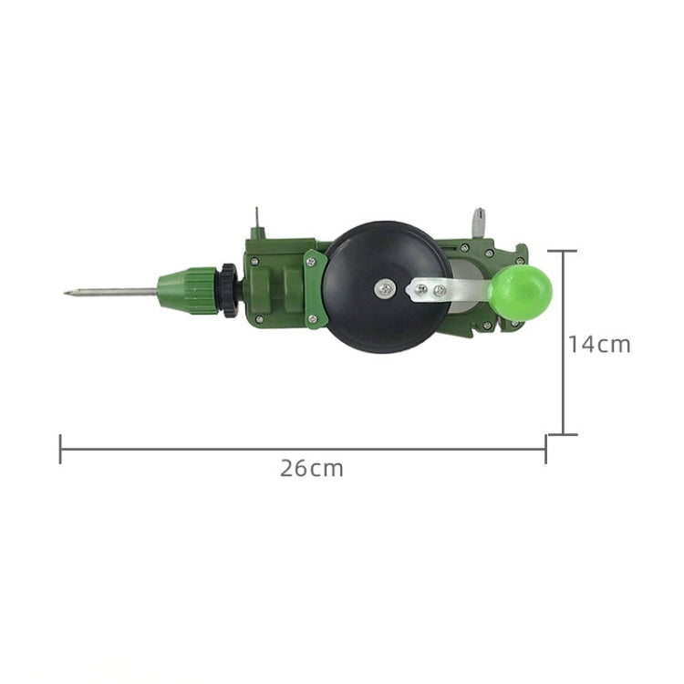 Hand-Operated Hole Puncher Glass Hand-Held Sharpener Household Tool, Hand-Operated Hole Puncher