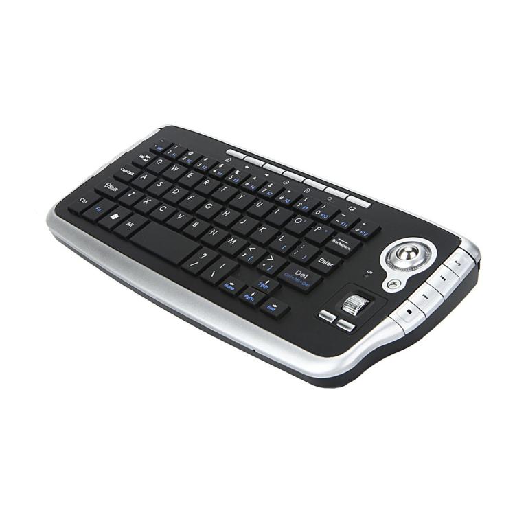 MY-10 2.4G 78 Keys 1200 DPI Mini Wireless Trackball Keyboard Wireless Keyboard And Mouse Set