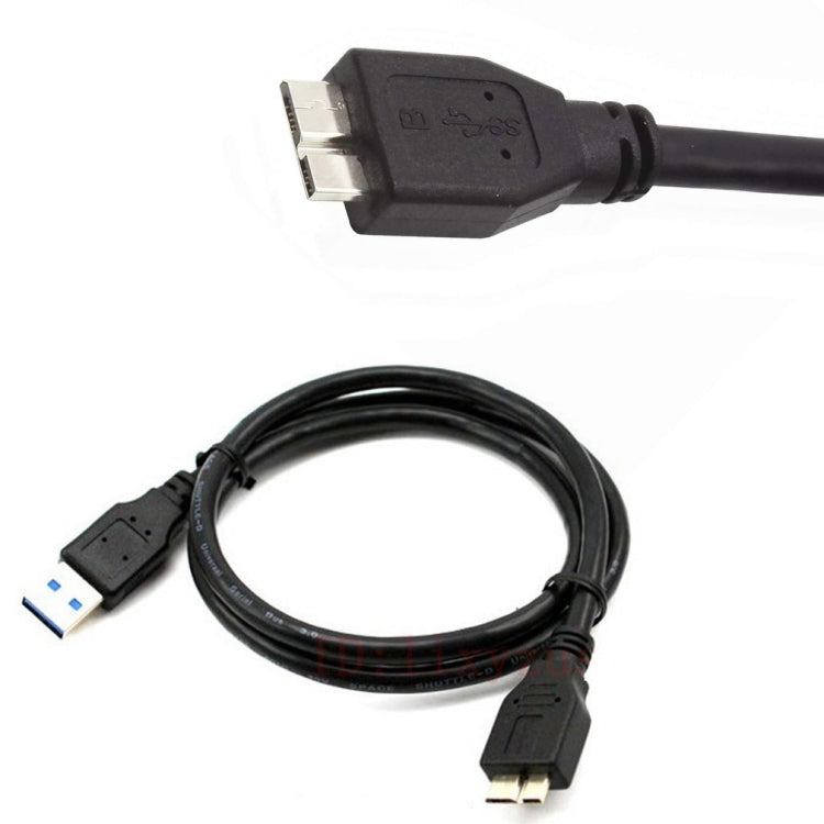 USB 3.0 Male To Micro USB HDD Data Cord For External Mobile HDD,Cable Length:1.8m(Black)
