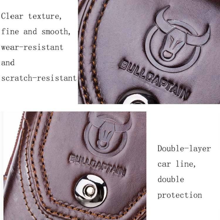 BULL CAPTAIN  Leather Multifunctional Waist Bag For Men, Brown-05, Brown-07, Brown-08, Brown-10, Brown-04, Brown-06, Brown-09, Black-05, Black-07, Black-08, Black-10, Black-04, Black-09