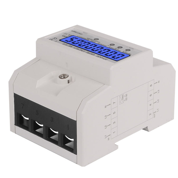 SINOTIMER Three-Phase Backlight Display Rail Type Electricity Meter 5-100A 400V, DDS024, DDS024T