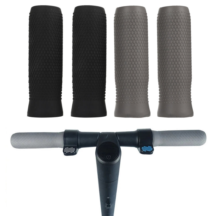 1 Pair Silicone Handbar Cover, For Ninebot ES1/ES2/ES3/ES4 (Gray), For Ninebot ES1/ES2/ES3/ES4 (Black), For Ninebot G30 MAX (Black), For Ninebot G30 MAX (Gray)