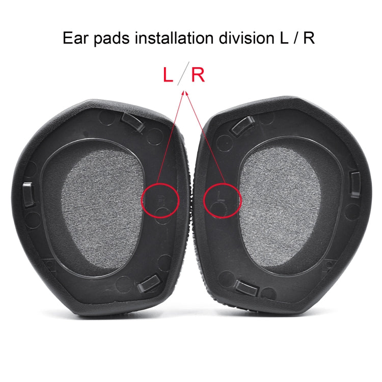 2 PCS Earpad for Sennheiser HDR RS165 RS175 RS185 RS195,Style:, Frog Leather Earmuff, Velvet Cloth Earmuff, Protein Leather Earmuff, Lambskin Earmuff, Football Net Earmuff