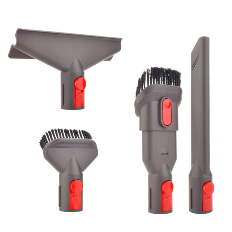Vacuum Cleaner Accessories for Dyson V7 V8 V10 V11 V12 V15, 5 In 1, Soft Brush, Two -in -one Brush, 2 PCS Stain Brush, Mattress+Crevice+Stain Brush, 4 In 1 Set, Hose Set, 2 PCS Adapter, Bracket