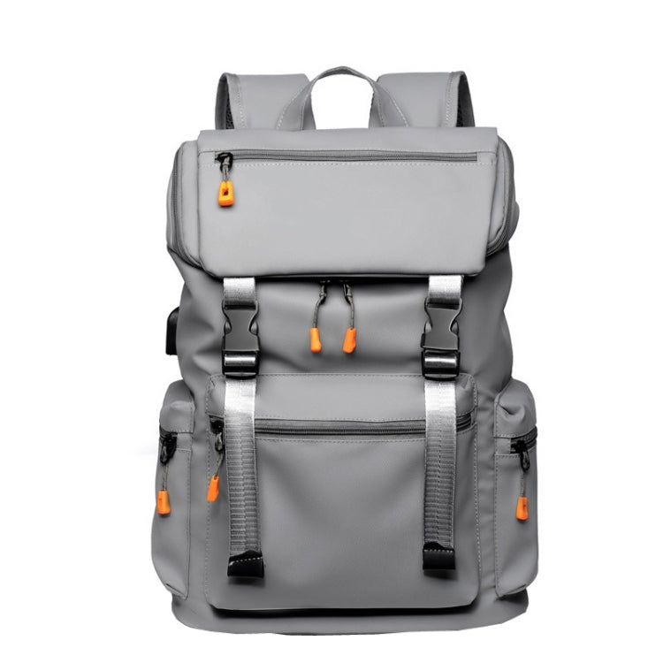WEIXIER B1862 Men Business Leisure Large Capacity Travel Bag Computer Backpack, B1862 Grey, B1862 Black