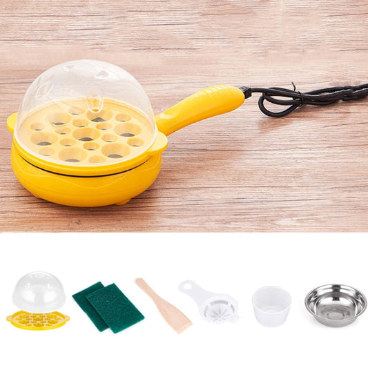 350W Electric Egg Omelette Cooker Frying Pan Steamer Cooker,EU Plug,Style:, Single Layer Set Yellow, Double Layer Set Yellow, Pan+Wood Shovel Yellow, Single Layer Set Pink, Double Layer Set Pink, Pan+Wood Shovel Pink