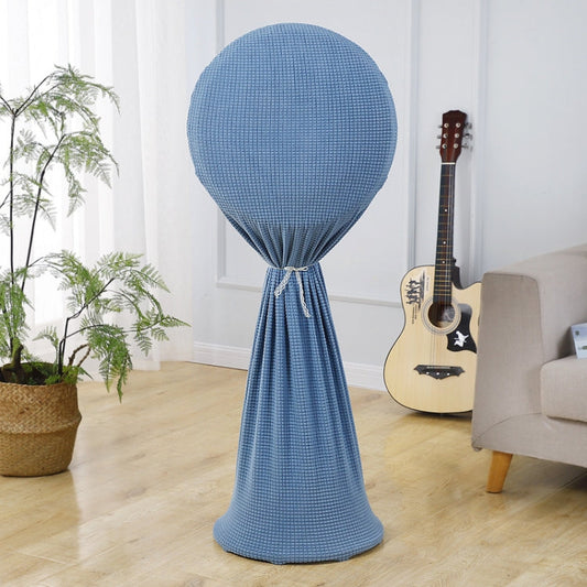 Round Elasticity Fan Dust Cover Household Use Fabric Fan Protective Cover, 110x45cm Blue, 110x45cm Gray, 110x45cm Green