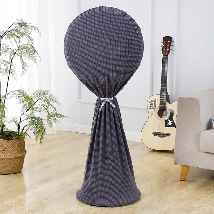 Round Elasticity Fan Dust Cover Household Use Fabric Fan Protective Cover, 110x45cm Green, 110x45cm Blue, 110x45cm Gray