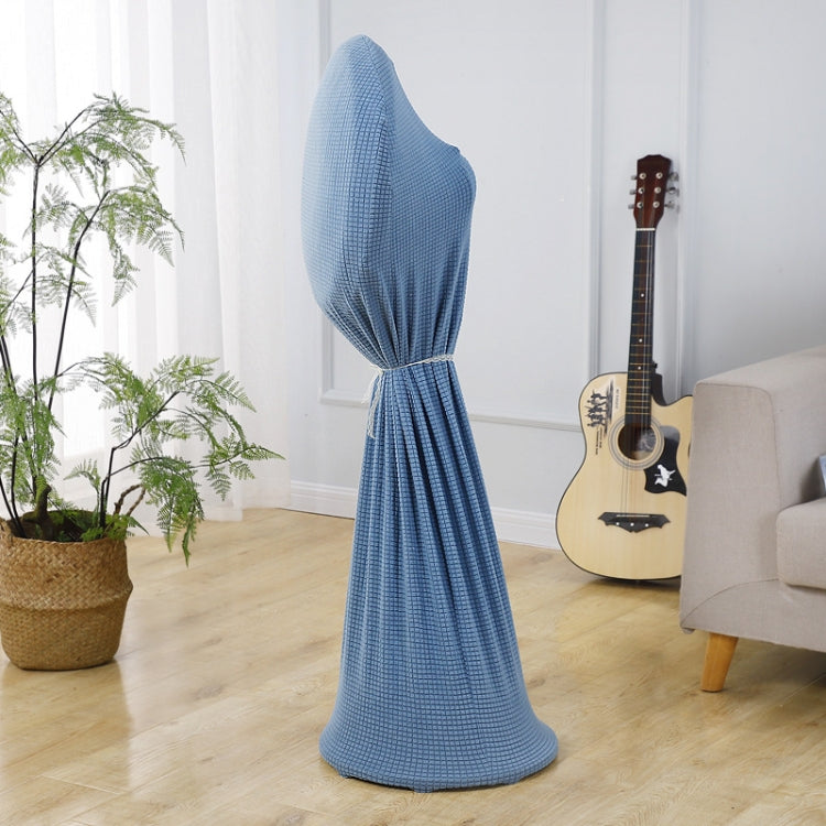 Round Elasticity Fan Dust Cover Household Use Fabric Fan Protective Cover, 110x45cm Green, 110x45cm Blue, 110x45cm Gray