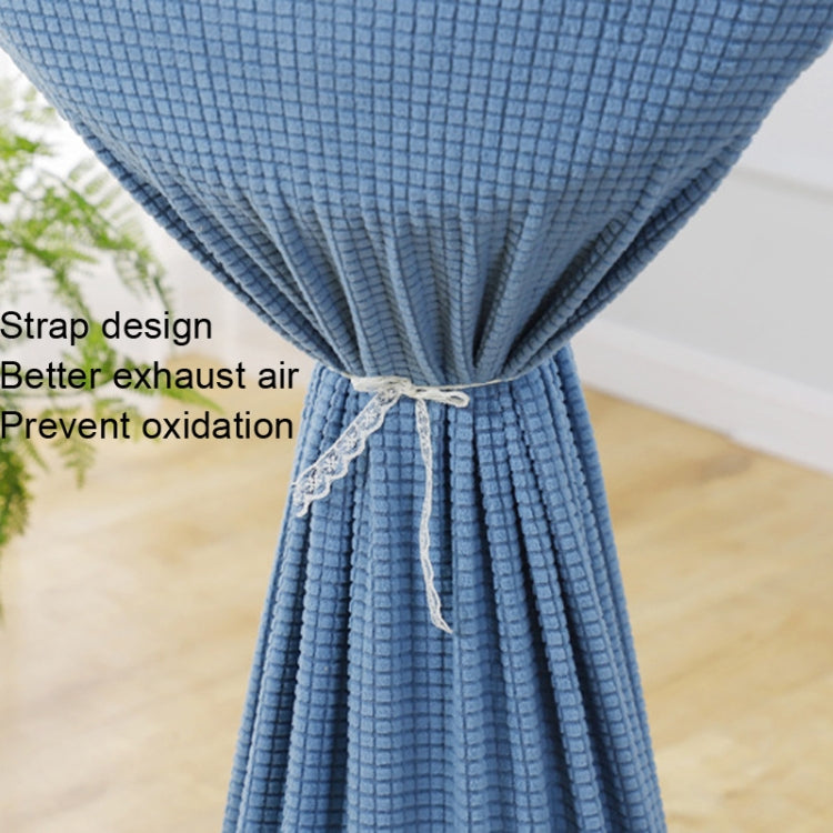 Round Elasticity Fan Dust Cover Household Use Fabric Fan Protective Cover, 110x45cm Green, 110x45cm Blue, 110x45cm Gray
