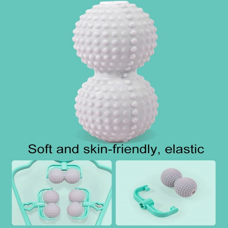 Handheld Cervical Shoulder And Neck Massager, Pink, Green, Blue