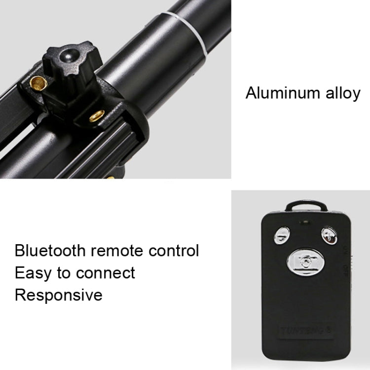 YUNTENG Selfie Stick Tripod Bluetooth Remote Control Camera Stand, 1388 Black, 1688 Black, 1688 Pink)