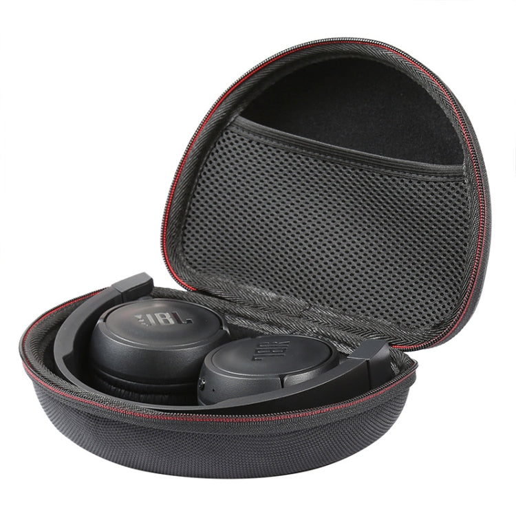 For JBL T450BT/500BT  Wireless Headset Storage Case Bag, White Velvet Lining, Black Lining