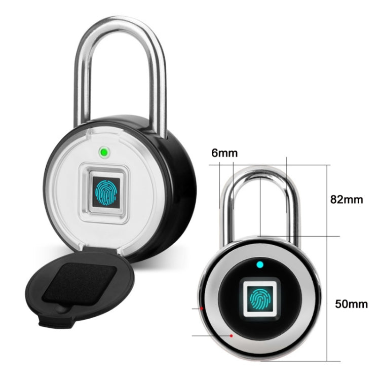 Outdoor Waterproof Electronic Intelligent Fingerprint Padlock, P3Z-TY