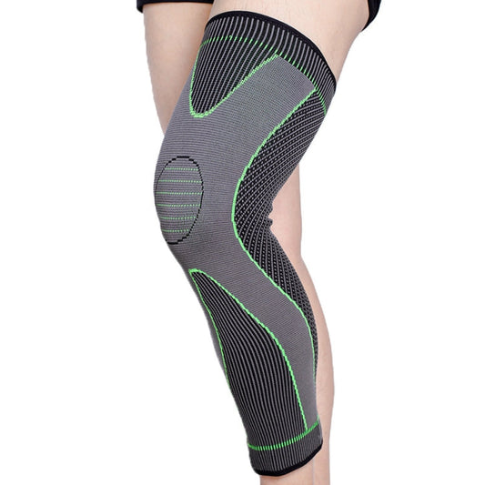Nylon Knitted Riding Sports Extended Knee Pads, M