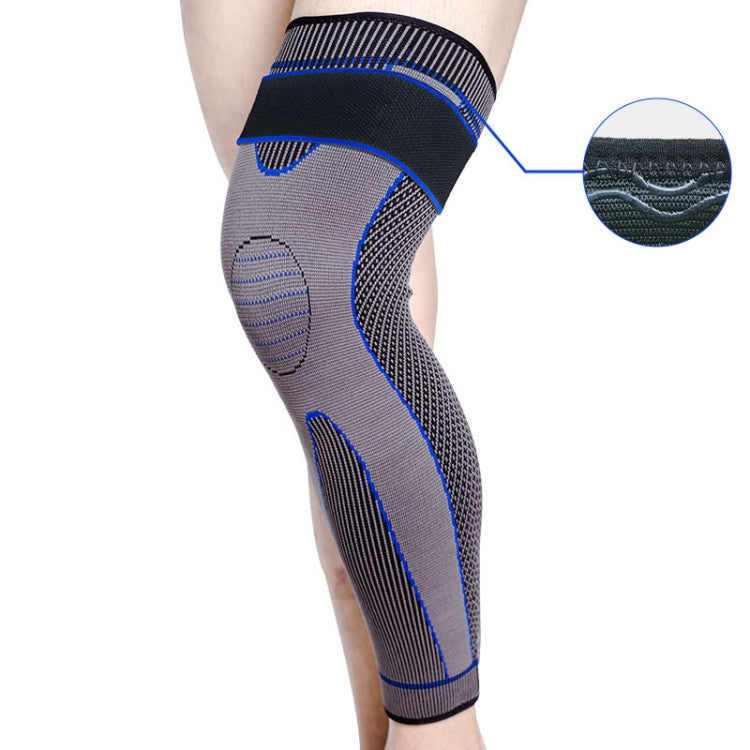 Nylon Knitted Riding Sports Extended Knee Pads, L