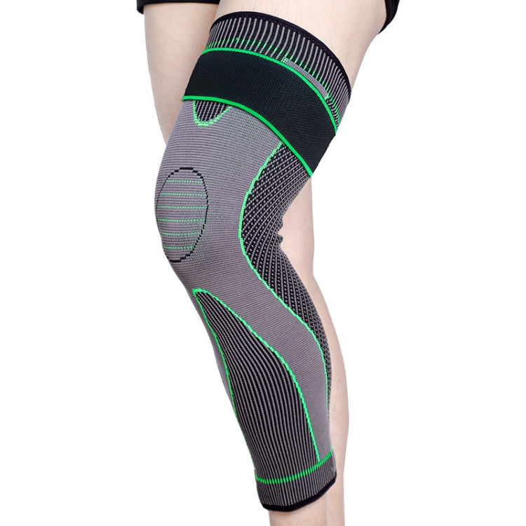 Nylon Knitted Riding Sports Extended Knee Pads, XXL