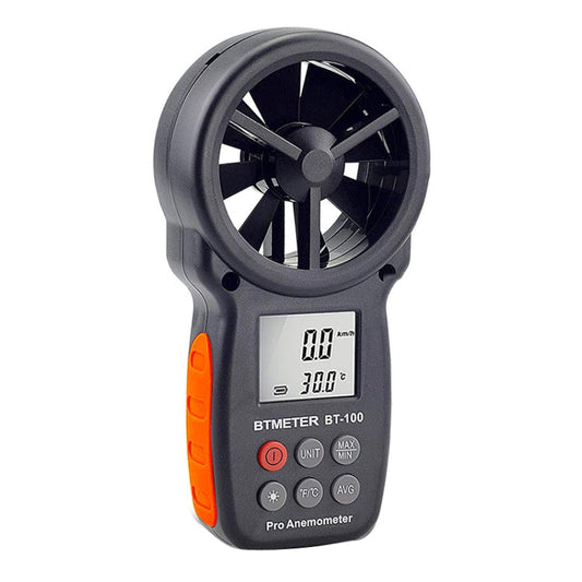 BT-100 Handheld Anemometer Wind Speed Wind Chill Temperature Measuring Instrument, BT-100