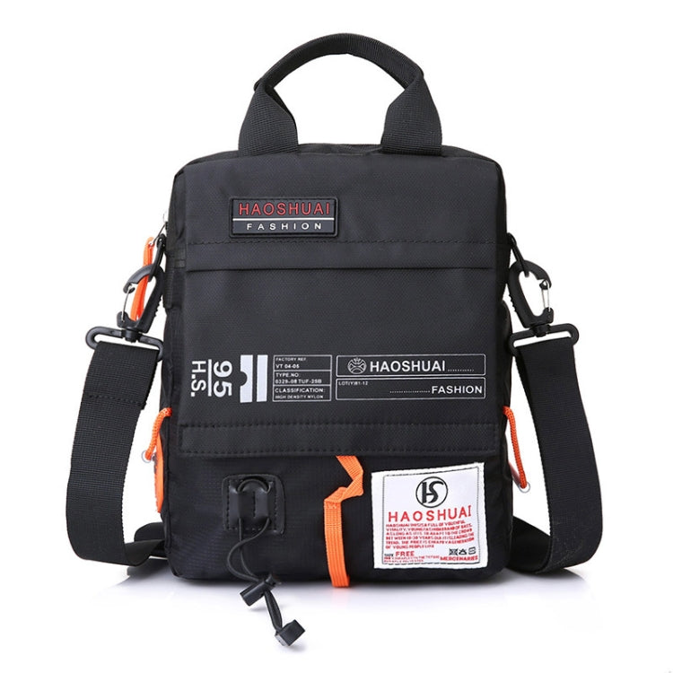 HAOSHUAI 206-1 Men Handheld Crossbody Bag Outdoor Waterproof Cloth Bag, 206-1 Light Blue, 206-1 Dark Blue, 206-1 Black, 206-1 Army Green, 206-1 Grey, 206-1 Brick Red