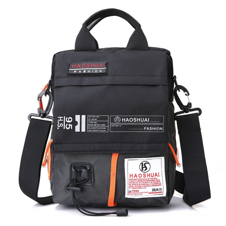 HAOSHUAI 206-1 Men Handheld Crossbody Bag Outdoor Waterproof Cloth Bag, 206-1 Light Blue, 206-1 Dark Blue, 206-1 Black, 206-1 Army Green, 206-1 Grey, 206-1 Brick Red